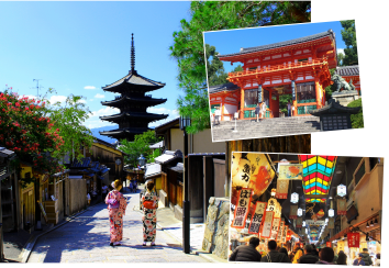 京都観光に 便利な立地